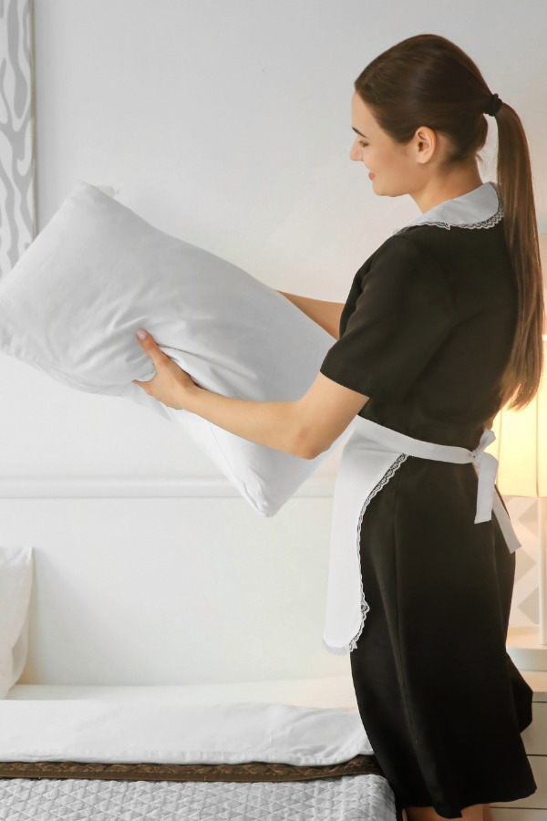 Linen Services Fresh professionally cleaned linen prepared for use