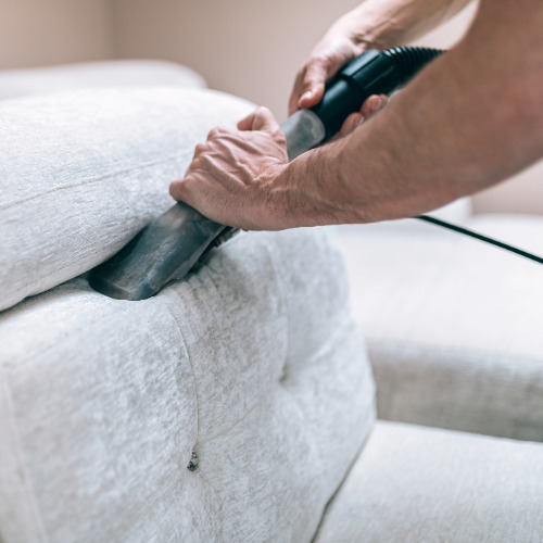 upholstery-cleaning-services Fresh professionally cleaned linen prepared for use